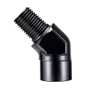 EVIL ENERGY 1/4" NPT Female to Male Fitting Adapter 45 Degree Elbow Aluminum Black