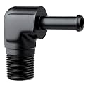EVIL ENERGY 1/8" NPT Male to 5/16" Barb Fitting Adapter 90 Degree Aluminum Black