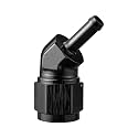 EVIL ENERGY 10AN Female to 5/16" Barb Hose Fitting 45 Degree Swivel