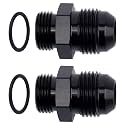 EVIL ENERGY 10AN Flare to AN8 ORB Male O-Ring 2PCS Fitting Adapter