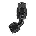 EVIL ENERGY 10AN PTFE Fitting Hose End Fitting 60 Degree Black for PTFE Hose Only