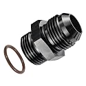 EVIL ENERGY 12AN Flare to 12AN ORB Male 1PC Fuel Rail Adapter Fitting Black