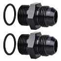 EVIL ENERGY 12AN Flare to AN12 ORB Male O-Ring 2PCS Fitting Adapter
