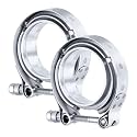 EVIL ENERGY 2.5 Inch V Band Clamp with Flange 304 Stainless Steel