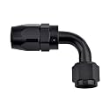 EVIL ENERGY 20AN Hose End Fitting 90 Degree Swivel for CPE Braided Fuel Hose Black