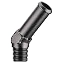 EVIL ENERGY 3/8" NPT Male to 5/8" Barb Fitting Adapter 45 Degree Aluminum Black