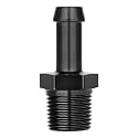 EVIL ENERGY 3/8" NPT Male to 3/8" Barb Fitting Adapter Straight Aluminum Black
