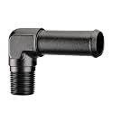 EVIL ENERGY 3/8" NPT Male to 5/8" Barb Fitting Adapter 90 Degree Aluminum Black