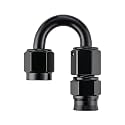 EVIL ENERGY 3AN PTFE Hose End Fitting 180 Degree Black for PTFE Hose Only