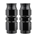 EVIL ENERGY 3AN PTFE Hose End Fitting Straight Black for PTFE Hose Only 2PCS