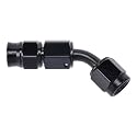 EVIL ENERGY 3AN PTFE Hose End Fitting 45 Degree Black for PTFE Hose Only