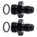 EVIL ENERGY 4AN Flare to AN6 ORB Male O-Ring 2PCS Fitting Adapter