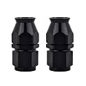 EVIL ENERGY 4AN PTFE Hose End Fitting Straight Black for PTFE Hose Only 2PCS