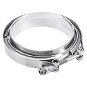 EVIL ENERGY 5.0 Inch V Band Clamp with Flange Male Female 304 Stainless Steel 1PC