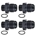 EVIL ENERGY 8AN Flare to AN6 ORB Male O-Ring 4PCS Fitting Adapter 4PCS