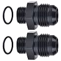 EVIL ENERGY 8AN Flare to AN6 ORB Male O-Ring Fitting Adapter 2PCS