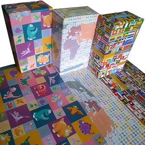 evince wrapping paper - pack of 6 large gift packing paper with 2834 x 2034 - multi occasion gift paper for diwali birthday wedding party decor - premium recyclable gift wrapper with fun facts