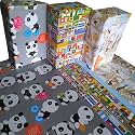 eVincE Wrapping Paper - Pack of 6 Large Gift Packing Paper with 28" x 20" - Multi Occasion Gift Paper for Diwali, Birthday, Wedding, Party Decor - Premium Recyclable Gift Wrapper with Fun Facts