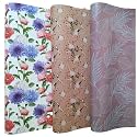 eVincE Wrapping Paper - Pack of 6 Large Gift Packing Paper with 28" x 20" - Multi Occasion Gift Paper for Diwali, Birthday, Wedding, Party Decor - Premium Recyclable Gift Wrapper with Fun Facts