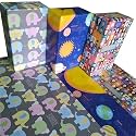 eVincE Wrapping Paper - Pack of 6 Large Gift Packing Paper with 28" x 20" - Multi Occasion Gift Paper for Diwali, Birthday, Wedding, Party Decor - Premium Recyclable Gift Wrapper with Fun Facts