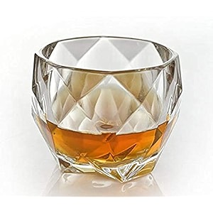 eviqe store premium style whiskey glass set of 6 big round glass