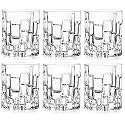 Eviqe Store Premium Style Whiskey Glass Set of 6 (Round Iceberg Glass)
