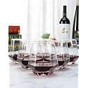 Eviqe Store Premium Style Whiskey Glass Set of 6 (Hexa Glass)