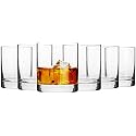 Eviqe Store Premium Style Whiskey Glass Set of 6 (Round Glass)