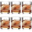Premium Style Whiskey Glass Set of 6 (Diamond Belt Glass)