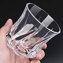 Eviqe Store Premium Style Whiskey Glass Set of 6 (Wave Leaf Glass)