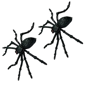 creepy spiders bat prank gag toy for kids halloween party decoration spiders recycled spiders realistic spiders fake recycled spiders for halloween prank 2 spiders