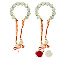 Beautiful Pearl Lumba Chuda Hanging Rakhi For Bhabhi Kada-79-Two | | rakhi || rakhi set || rakhi for brother || rakhi combo || bhaiya bhabhi rakhi