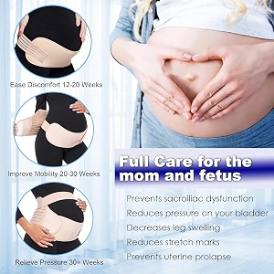Evissa Maternity Belt Pregnancy Support 4 In