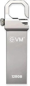 evm evmpd128gb 128 gb pen drive compatible with desktop computer laptop usb 20 metal case