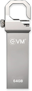 evm evmpd64gb 64 gb pen drive compatible with desktop computer laptop usb 20 metal case
