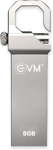 evm evmpd8gb 8 gb pen drive compatible with desktop computer laptop usb 20 metal case