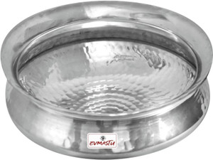 evmastu tamra lagan handithick durable mutton chicken fish gravy biryani cooking pot handi 37 l aluminium