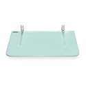 Evolite® Premium Tempered Glass Diamond Corner and Rectangle Shelf for |Bathroom | Living Room | Bedroom | Kitchen Shelves Racks &amp; wall Mount Heavy Duty All Accessories (ETGS-6G9x12inch Pack of 1)