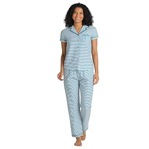 Evolove Womens Cotton Full Sleeves Collared Night
