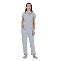 Evolove Women39s Cotton Full Sleeves Collared Night
