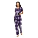 Evolove Women39s Cotton Full Sleeves Collared Night