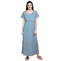 Evolove Women39s Cotton Long Maxi Maternity Feeding