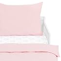 Evolur I Heart You 3 Piece Toddler Bedding Set, Super Soft and Breathable Toddler Bedding, Machine Washable, Includes Fitted Sheet, Comforter and Pillow Case