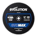 Evolution EVOMAX14ST | 14" 80T Mild Steel Cermet Blade | Compatible with S14CPS, S15CPS, S355MCS, S355CPSL, S380CPS, EVOSAW380 | Over 3,500 Cuts & Extended Life | Precision Cutting for Metalworking