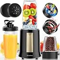 【Evolution Industry】1000W Blender, High Power Coffee Grinder, Multi-Function, 800ml and 300ml Ice Breaker Portable Bottle Grinder Mixer, Easy Bottle Mixer