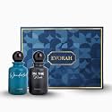 House Of Evorah Men's Luxury Fragrance Gift Set (2 X 25 ml) – Wanderlust (Aqua) & On The Rocks (Citrus, Black), Long-Lasting Scent | Mens perfume Gift Set | diwali gift for men