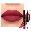 evpct Berry Red Liquid Lipstick Lip Liner 2in1 for Long-lasting Lip Makeup