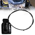 EVRBUL 51" Throttle Choke Cable, Lawn Mower Lawn Tractor Throttle Cable Compatible with Cub Cadet ZT1-42 KH FAB, ZT1-46 KH FAB, ZT1-54 KH FAB, ZT2-60 KH FAB Replace#: 746P06891