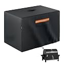 EVRBUL Portable Charcoal Grill Cover Compatible with Royal Gourmet CD1519, Tabletop Charcoal Grill Cover Fits for Outdoor Charcoal Camping and Picnic Grill,28 * 19 * 19 in