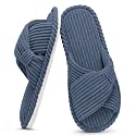 Evshine Summer House Slippers for Women Corduroy